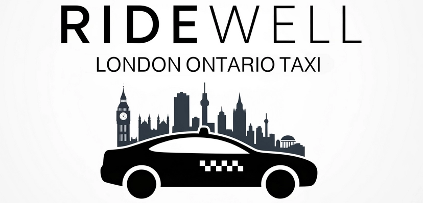 RideWell London Ontario Taxi Logo